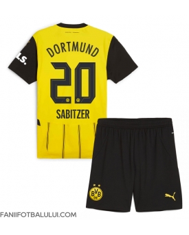 Borussia Dortmund Marcel Sabitzer #20 Echipament de Fotbal Replică 2024-25 Copii Acasa (+ Șorturi)